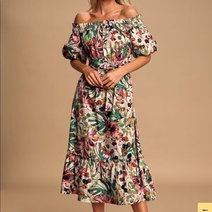Off the shoulder dress